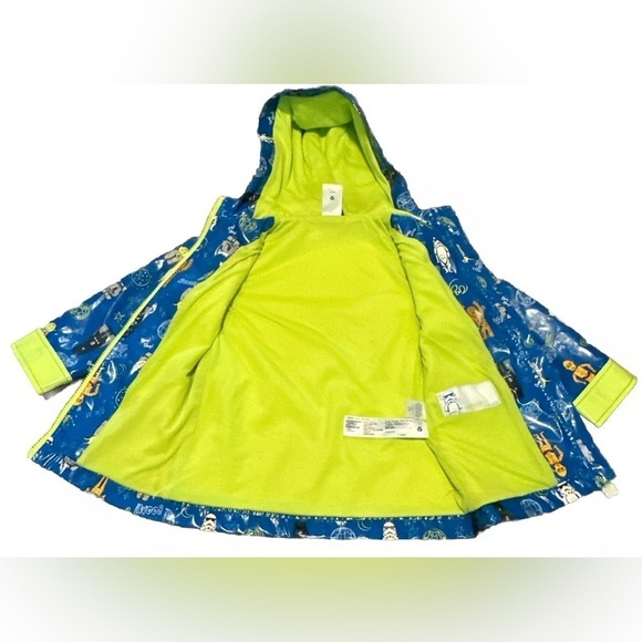 Star Wars Disney Store Rain Coat/Jacket Darth Vader/C3P0/Chewbacca/R2D2/Yoda 4T - Picture 4 of 6